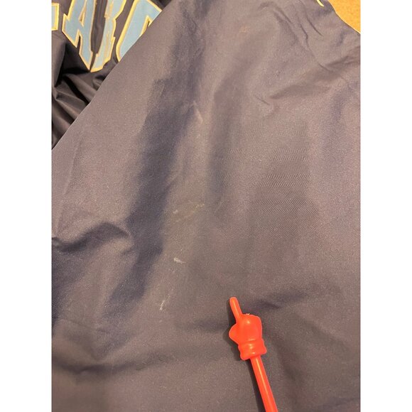 Vtg Carolina Tar Heels Navy Pullover Windbreaker Sz Large Team Edition Apparel - Picture 10 of 10